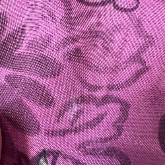 Vintage Sophia by Delicates Purple Floral Kimono Robe - Picture 5 of 5